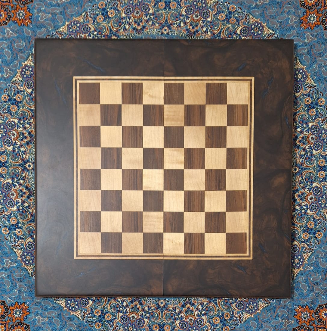 تخته نرد ریشه گردو تخته نرد ریشه گرد - تصویر 1