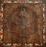 تخته نرد منبت کاری مهر داریوش