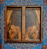 تخته نرد تمام ریشه تک بازی از ریشه ۷۰۰ ساله درخت گردو - تصویر 2